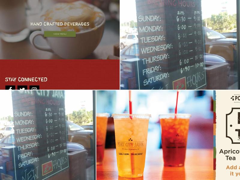 Port City Java Menu