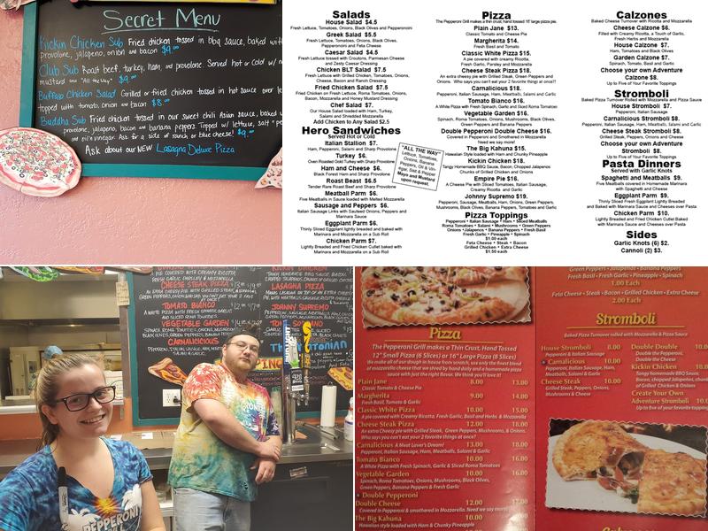 The Pepperoni Grill BSL Menu