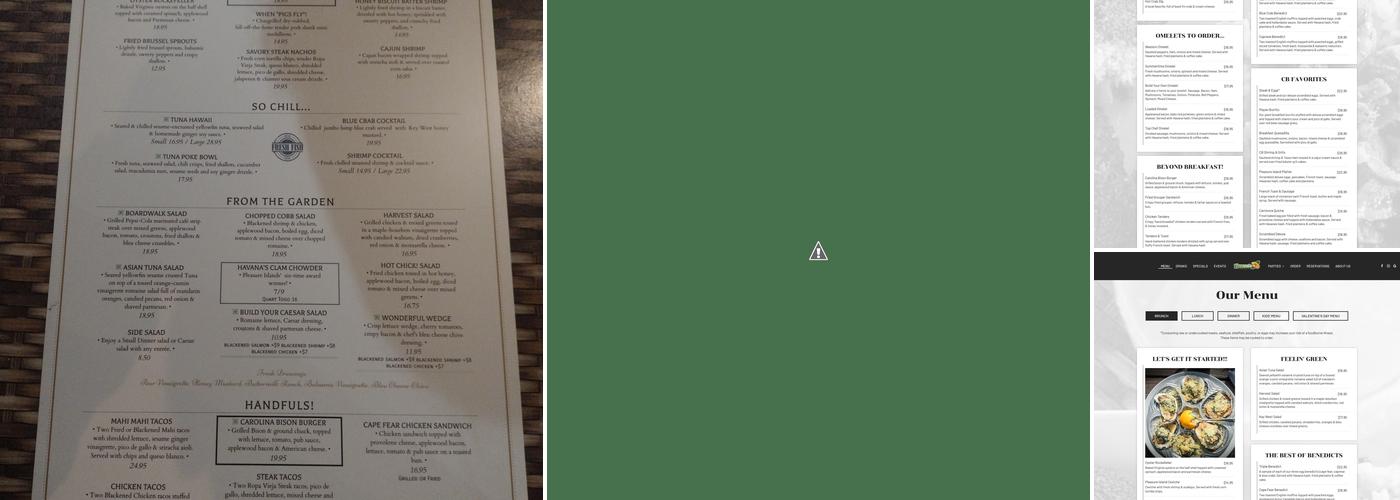 Havana’s Restaurant Menu
