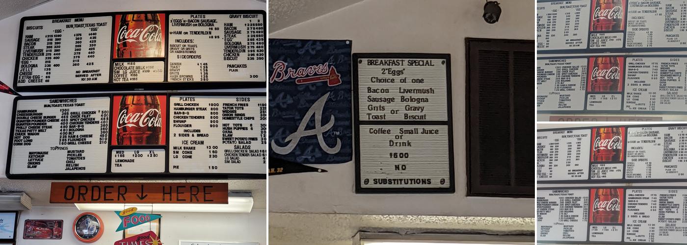 Burger Barn Menu