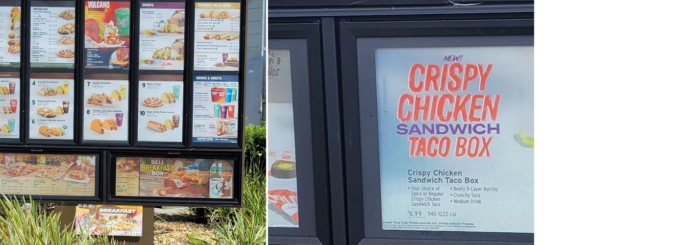 Taco Bell Menu