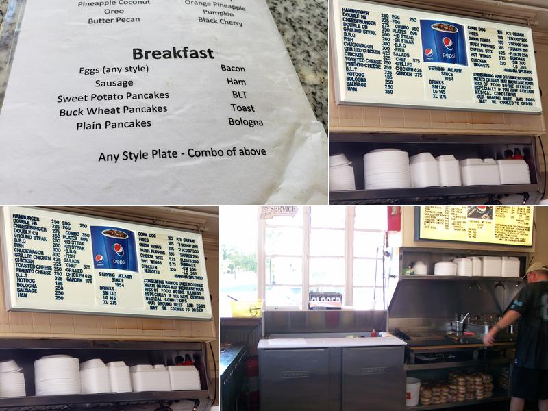 Dairy Center Menu