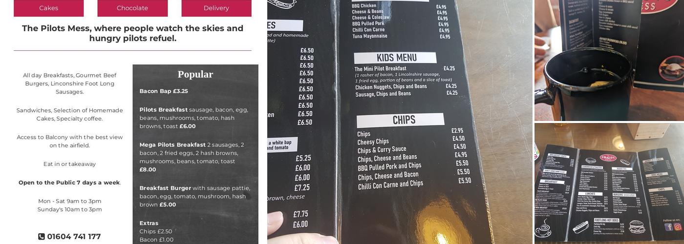 The Pilots Mess Menu