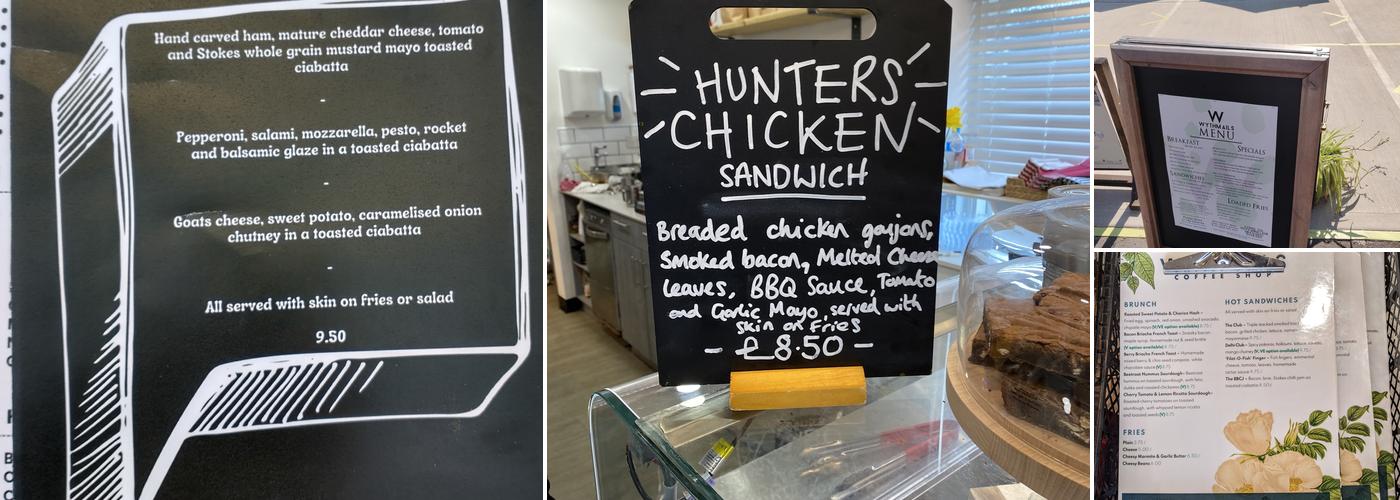 Wythmail's Orlingbury Menu