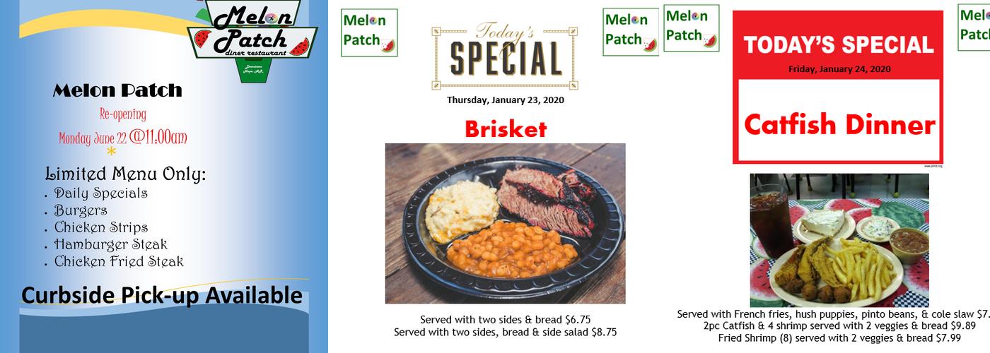 Melon Patch Menu