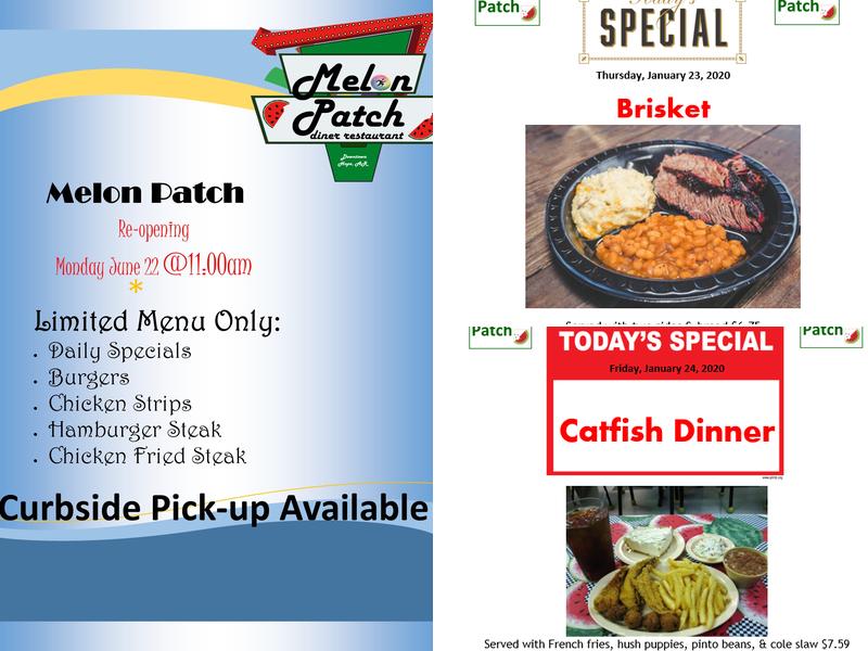 Melon Patch Menu