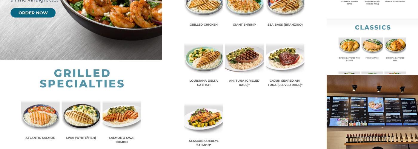 California Fish Grill Menu