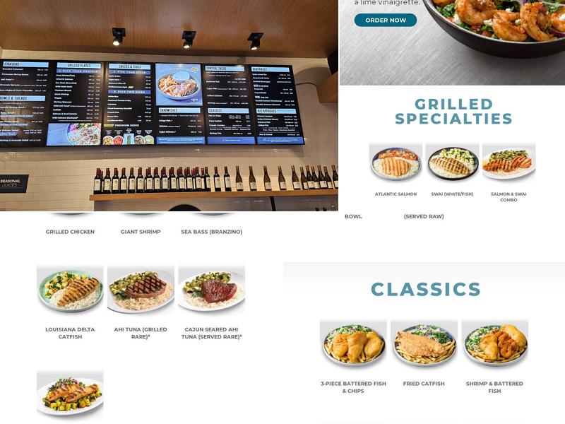 California Fish Grill Menu