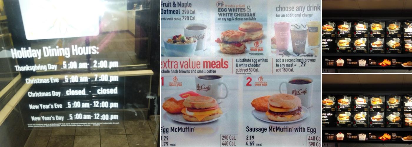 McDonald's Menu