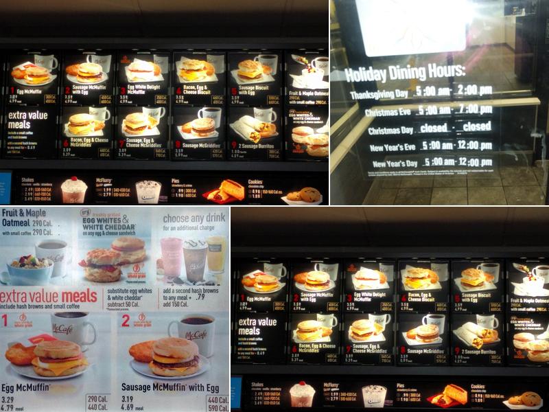 McDonald's Menu