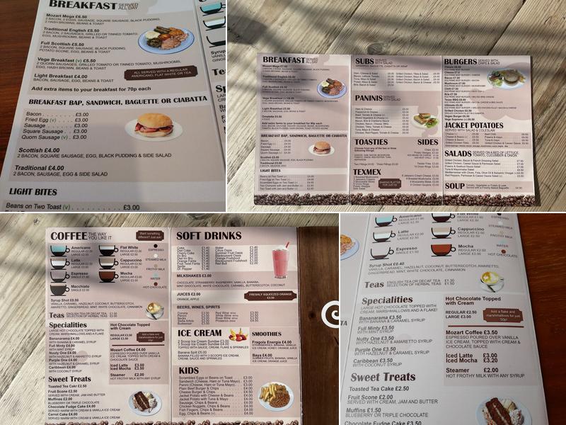 Cafe Mozart Menu