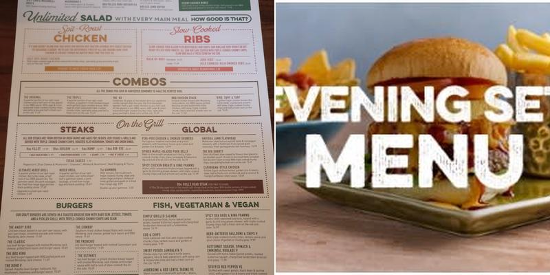 Harvester The Beehive Menu