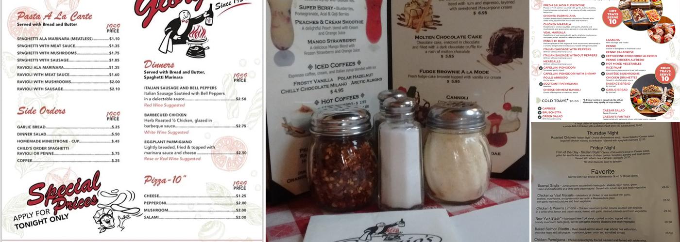 Giorgio's Italian Food and Pizzeria Menu