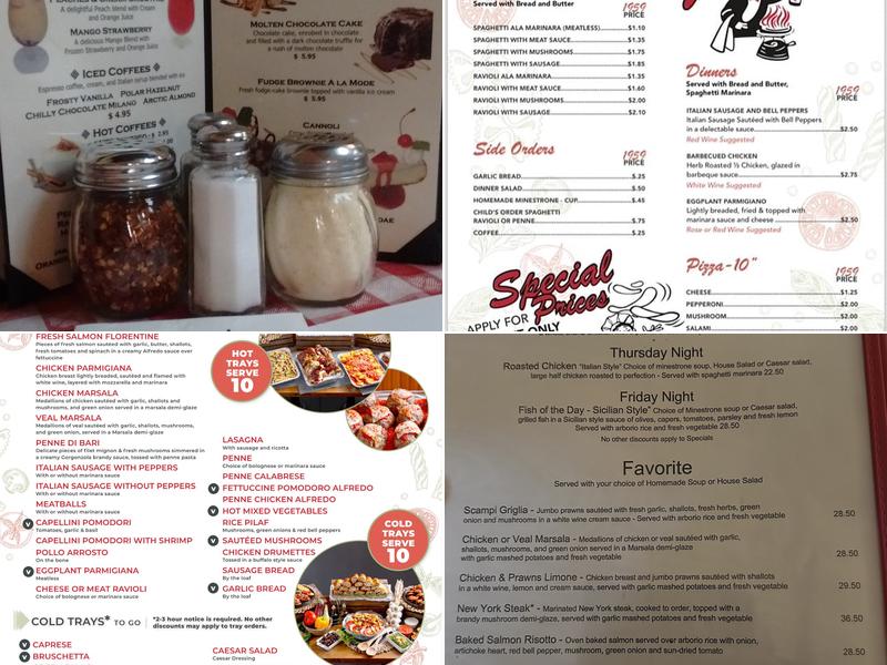 Giorgio's Italian Food and Pizzeria Menu