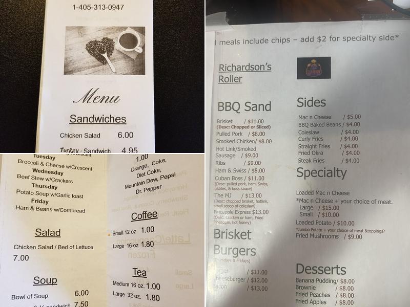 TGC & The Little Coffee Shop Menu