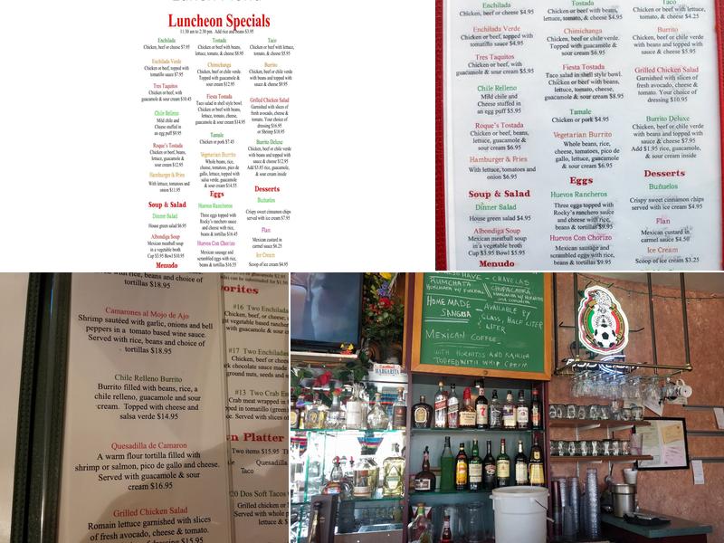 Casa Lupe Menu