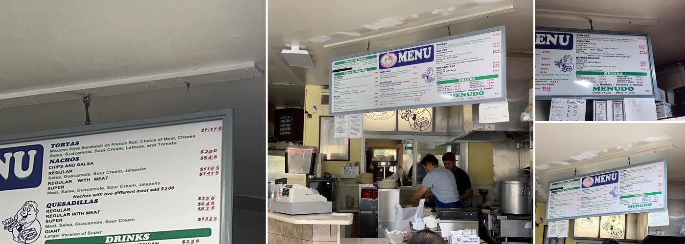 Taqueria Eduardo Menu