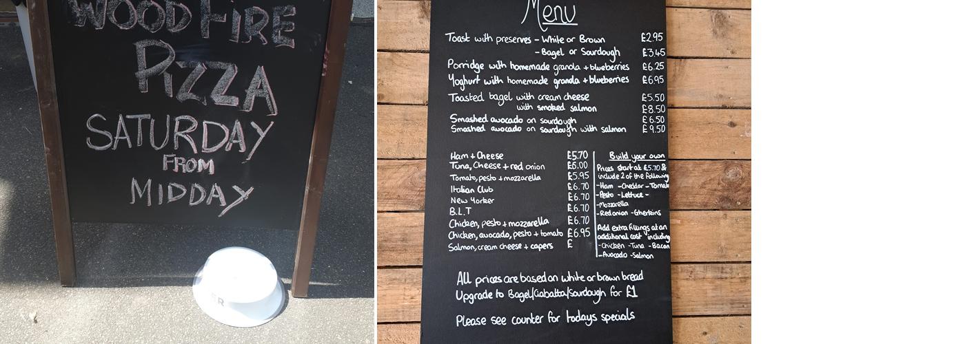 Thirst 4 Coffee Menu