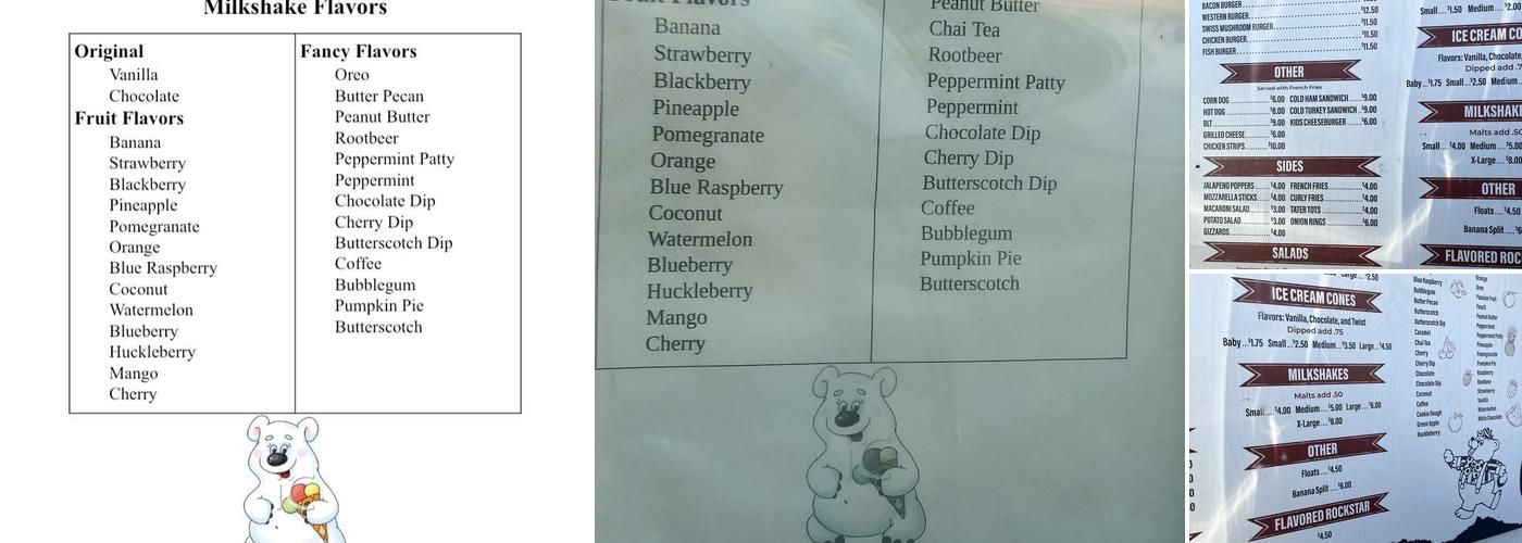 Polar Bear Menu