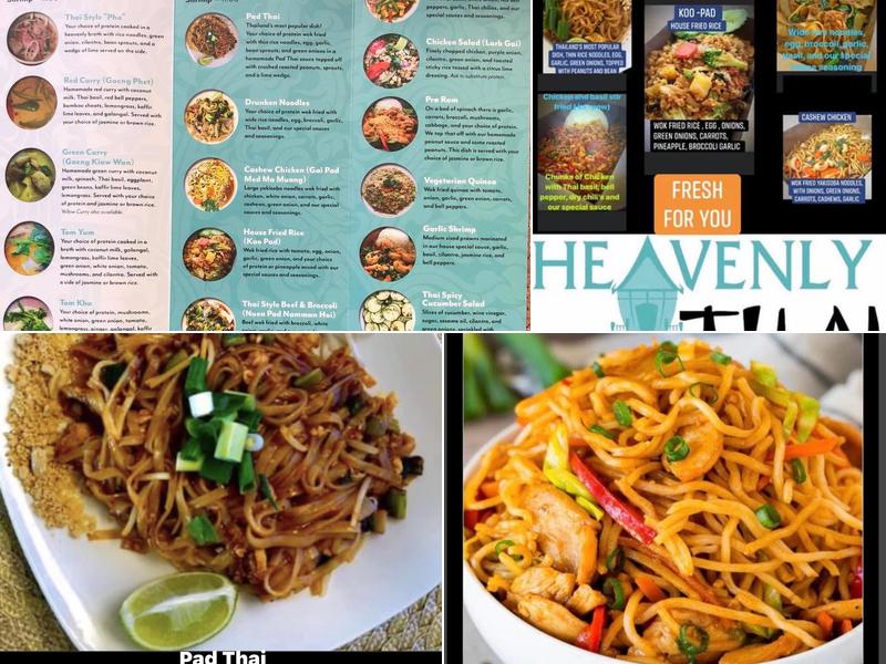 Heavenly Thai Menu