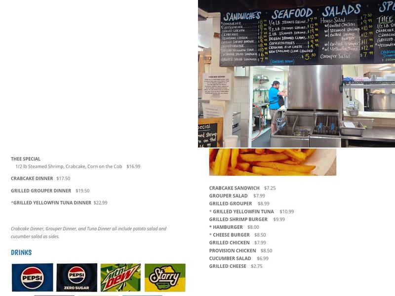Provision Co Menu