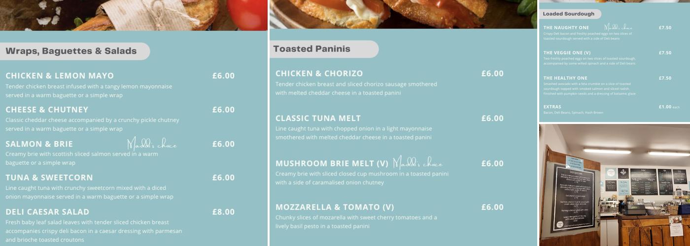 The Garden Deli Menu