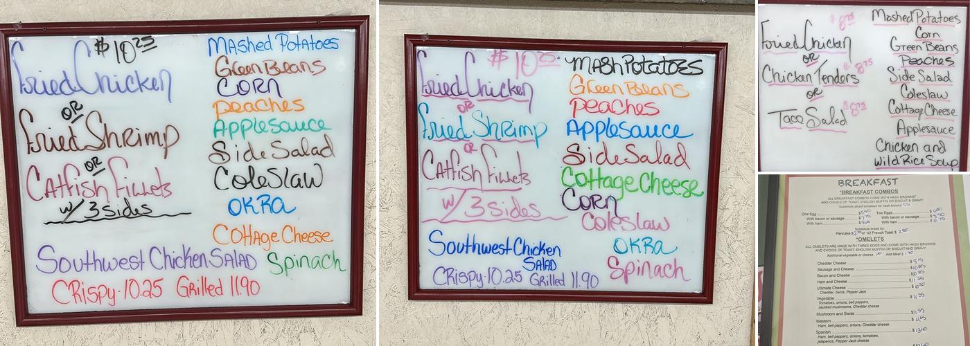 Chicken Coop Inc Menu