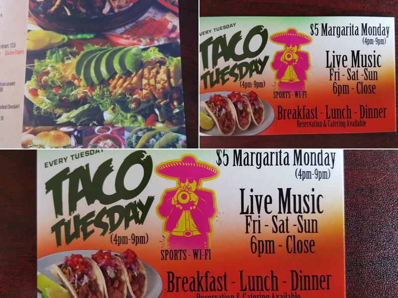 El Rio Bravo Menu