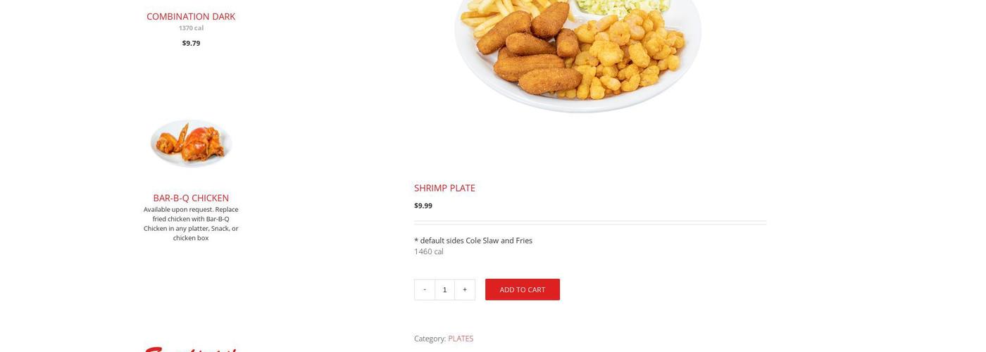 Smithfield's Chicken 'N Bar-B-Q Menu