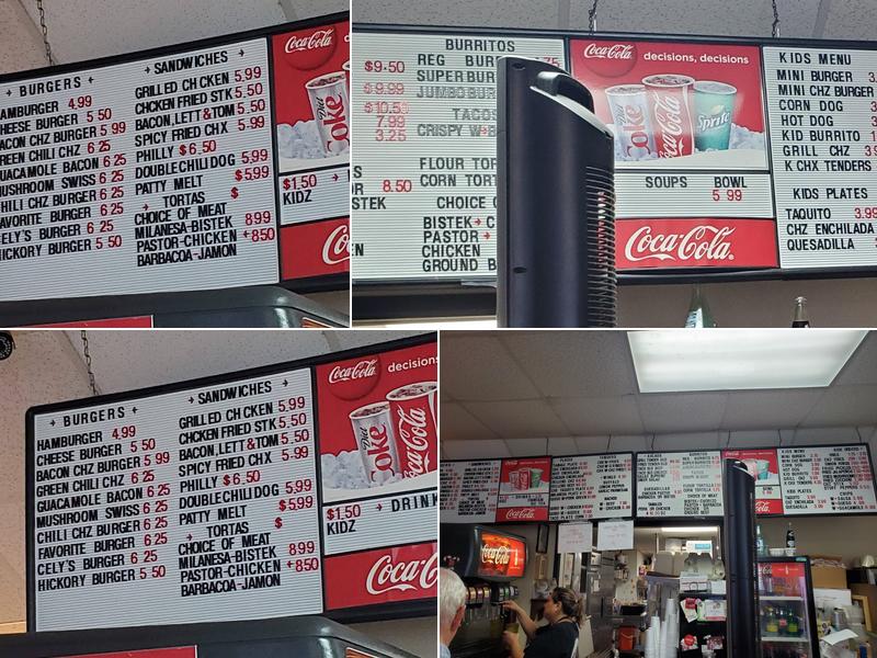 Silva's Menu