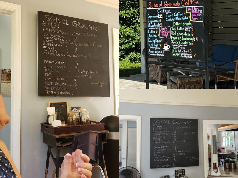 School Grounds Coffee Menu