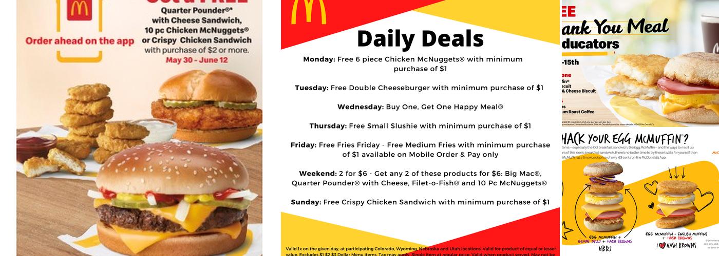 McDonald's Menu
