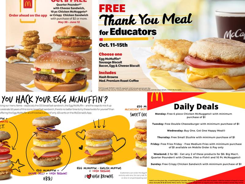 McDonald's Menu