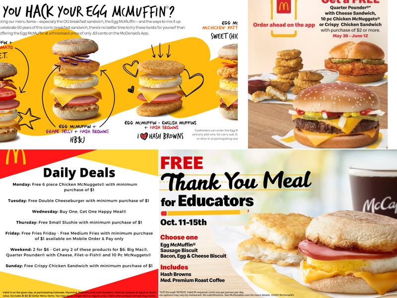 McDonald's Menu