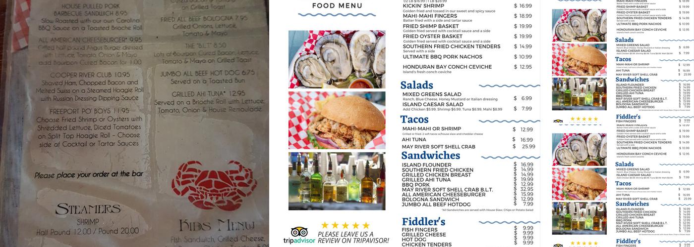 Daufuskie Crab Co Menu