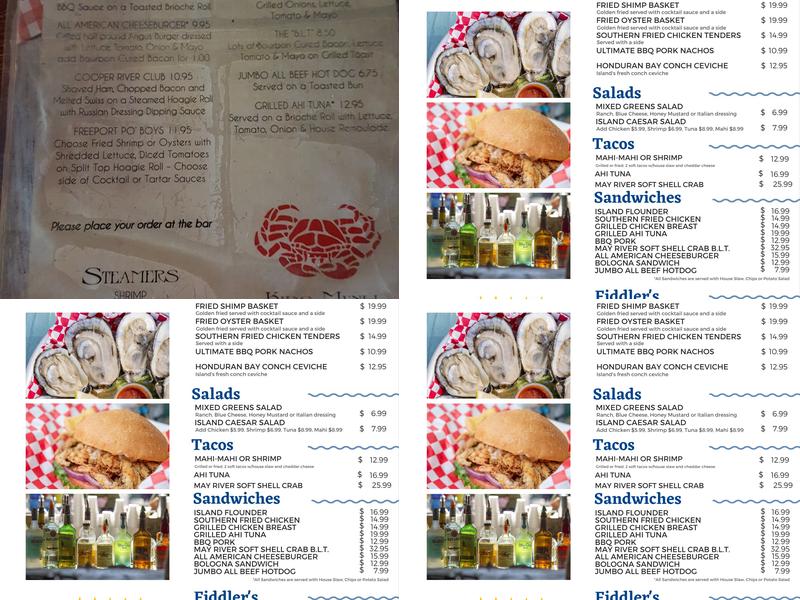 Daufuskie Crab Co Menu