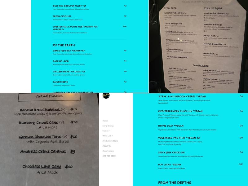 The Studio Menu