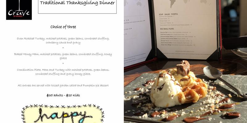 Crave by Daniel's Menu