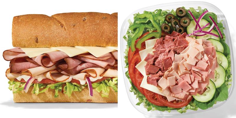 Subway Menu