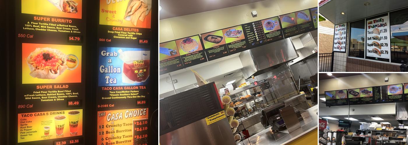 Taco Casa Menu