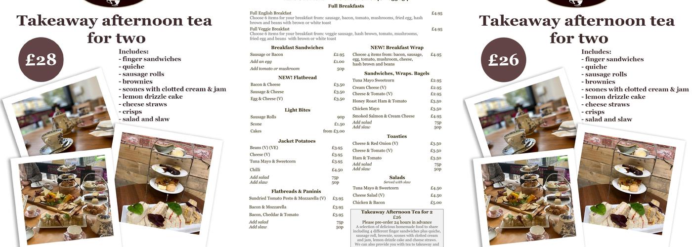 Gingers of Willerby Menu