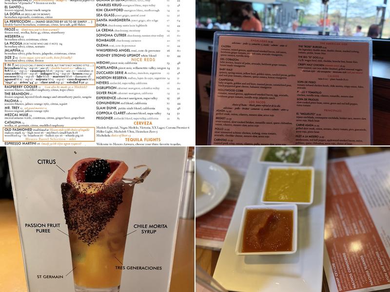 Mesero - Prestonwood Menu