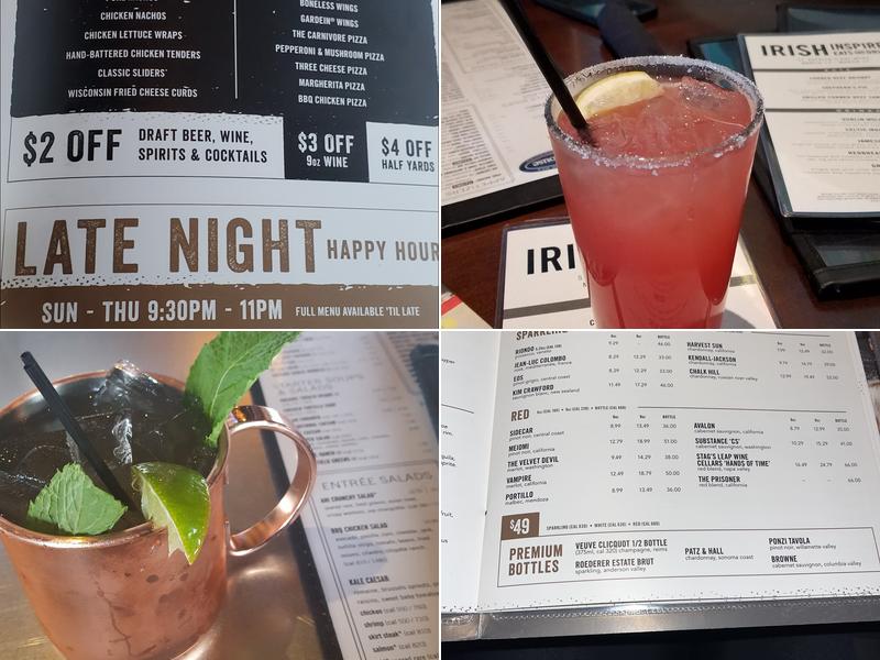 Yard House Menu