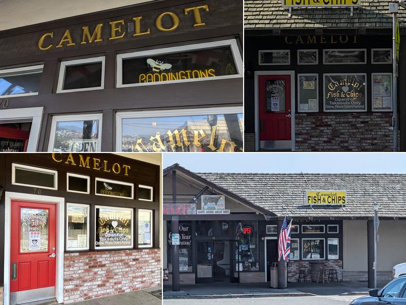 Camelot Fish and Chips 70 W Manor Dr, Pacifica