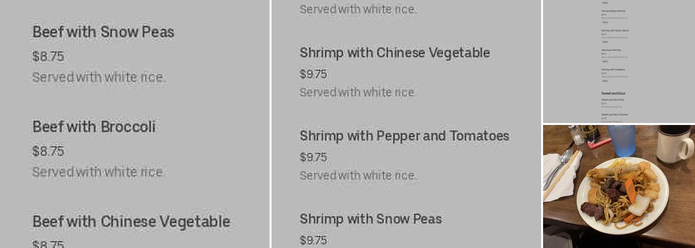 Grand Buffet of Leray Inc Menu