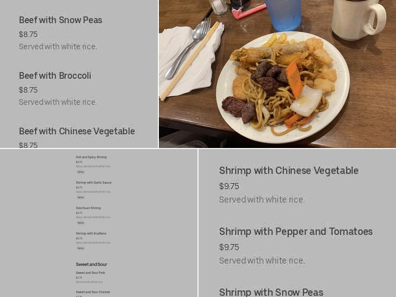 Grand Buffet of Leray Inc Menu