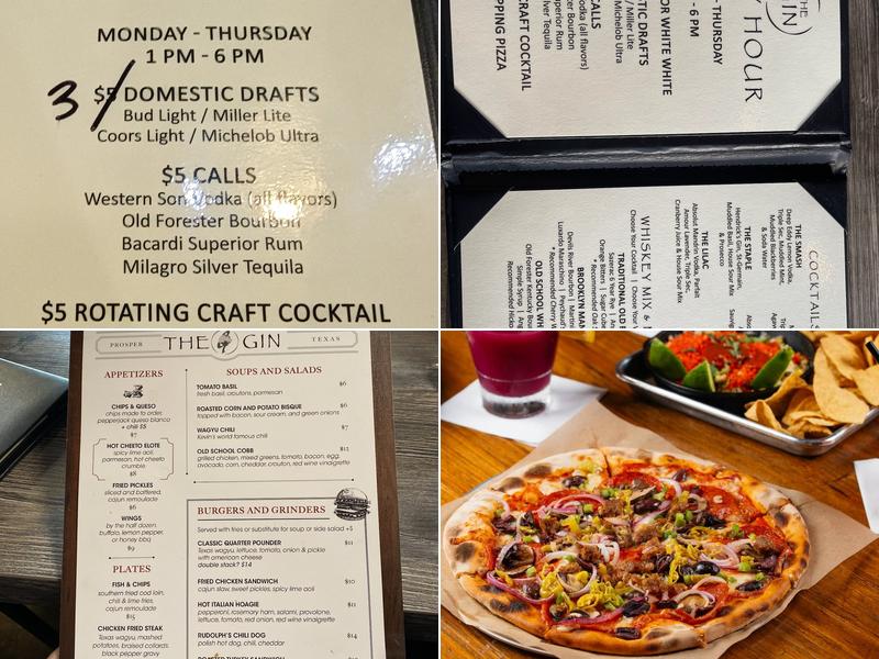 The Gin Menu