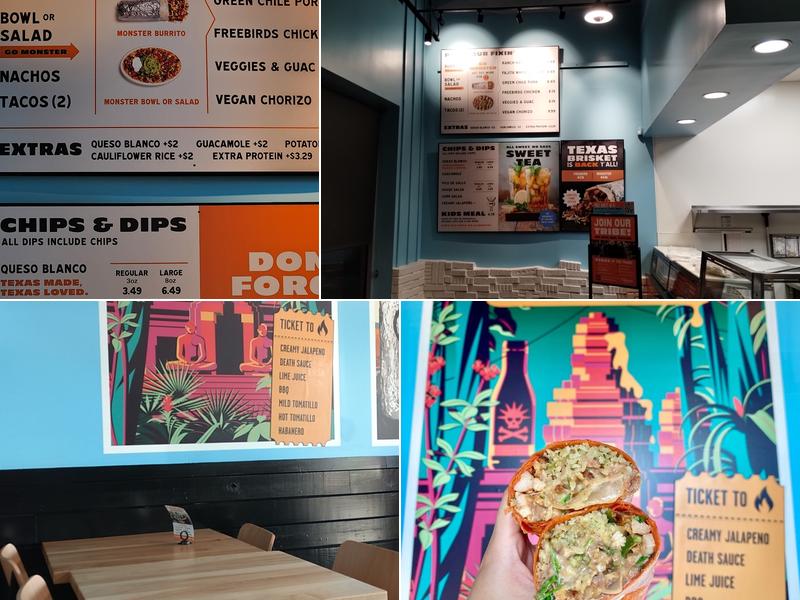 Freebirds World Burrito Menu