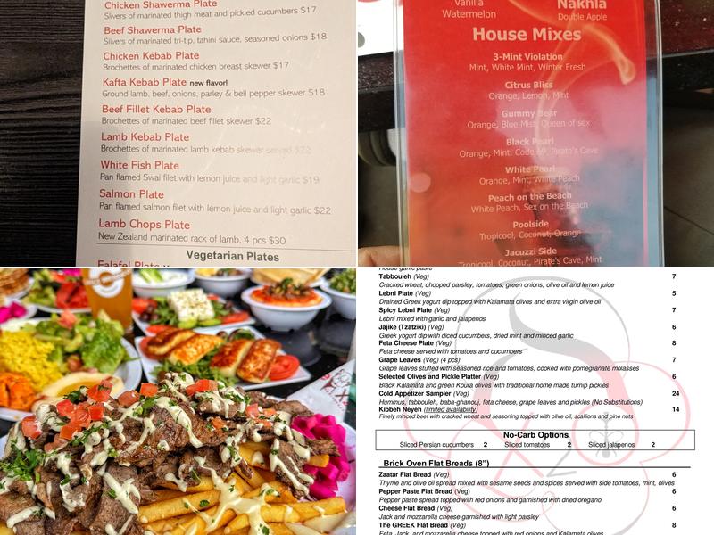 Cafe X2O, La Verne Menu