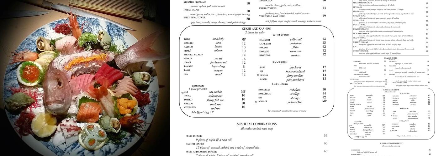 SushiMakio Menu